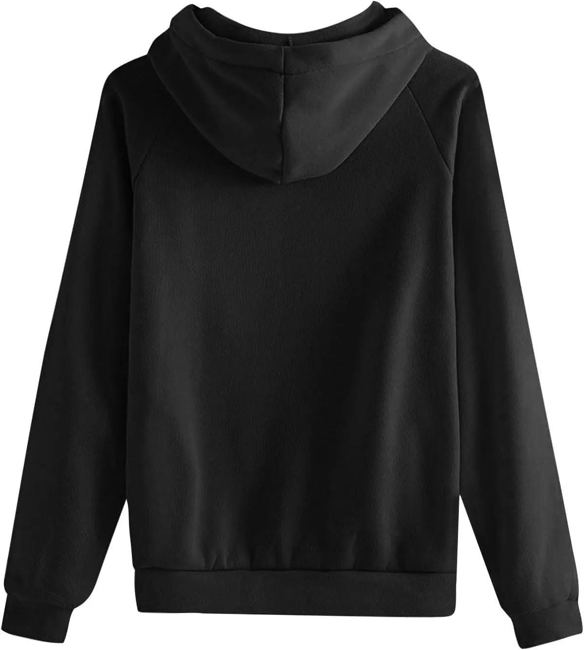 Fleece Oversized Hoodies for Women Baggy Drawstring Cotton Cute Sweatshirt Casual Raglan Hooded Pullover with Pockets