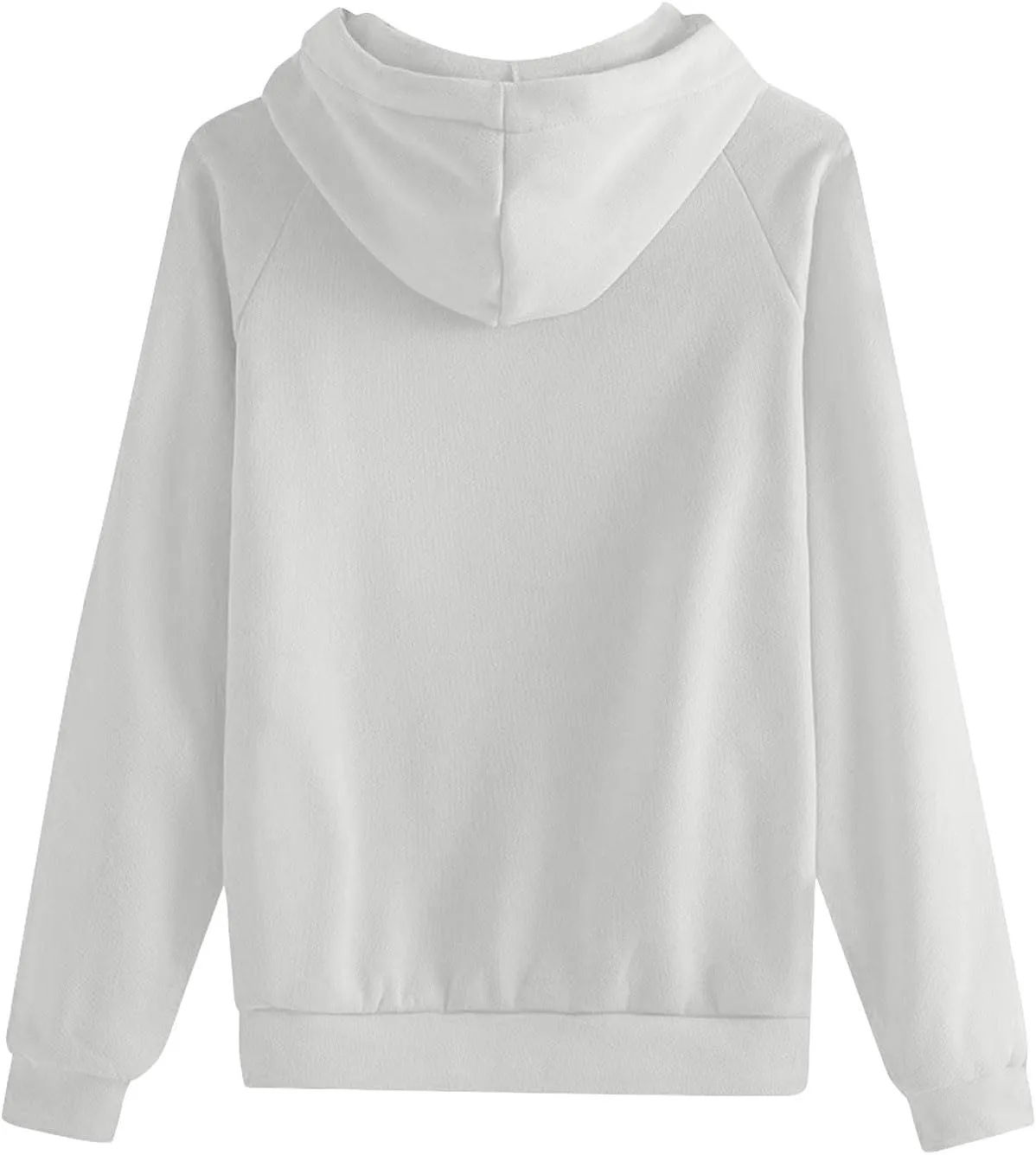 Fleece Oversized Hoodies for Women Baggy Drawstring Cotton Cute Sweatshirt Casual Raglan Hooded Pullover with Pockets