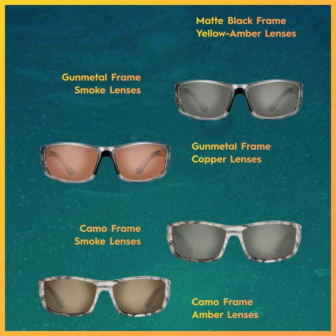 Flying Fisherman Women's Buchanan Rectangular Sunglasses