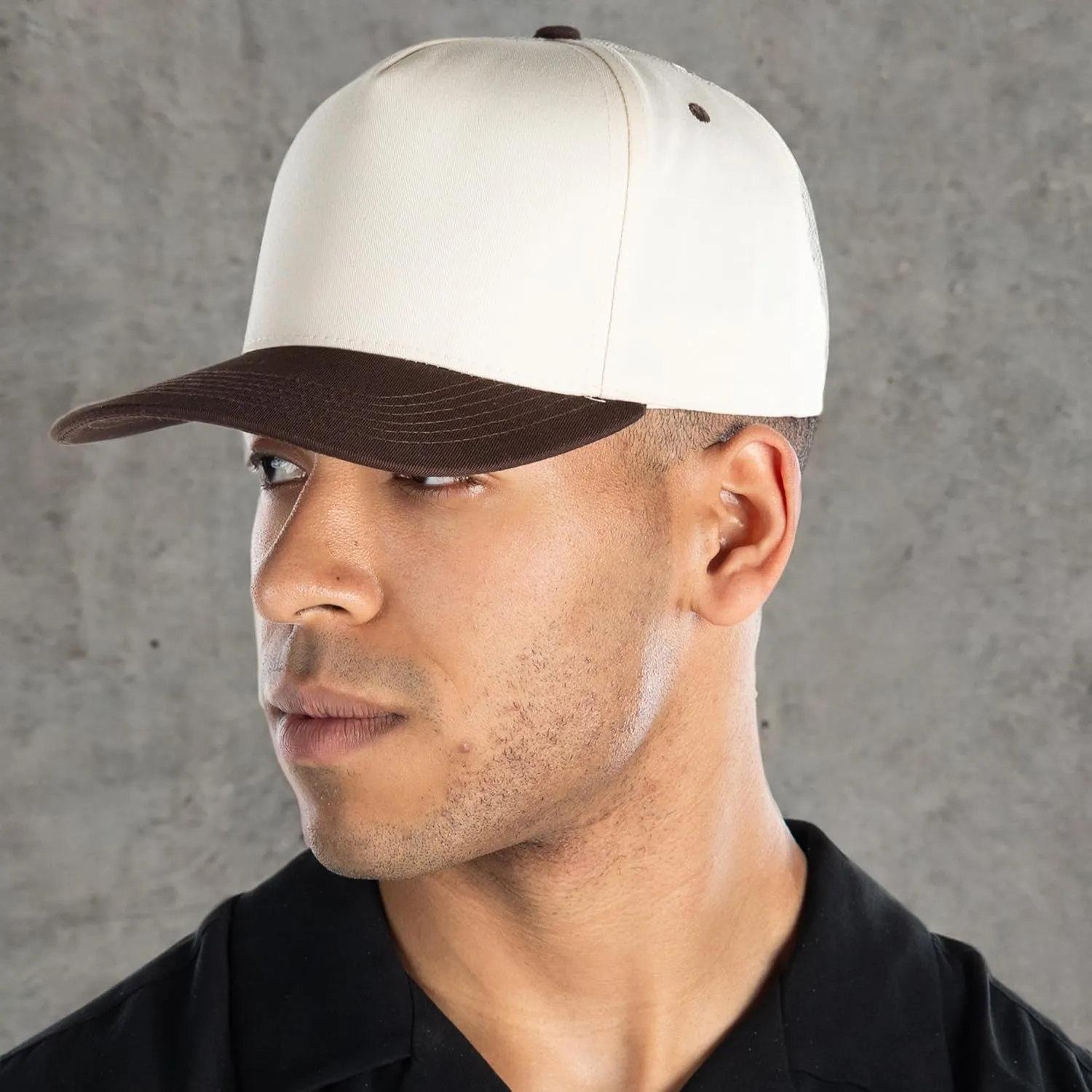 Funky Junque Two Tone Vintage Canvas Snapback Hats