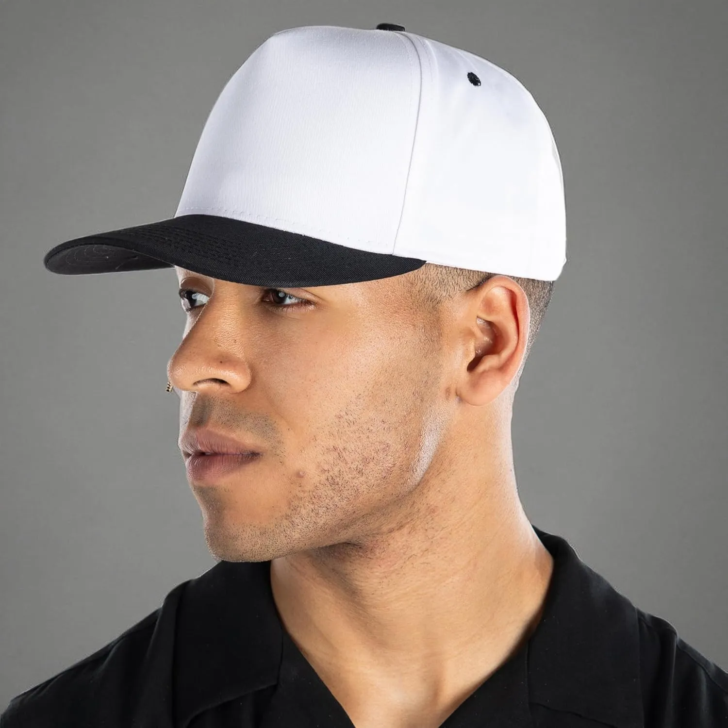 Funky Junque Two Tone Vintage Canvas Snapback Hats