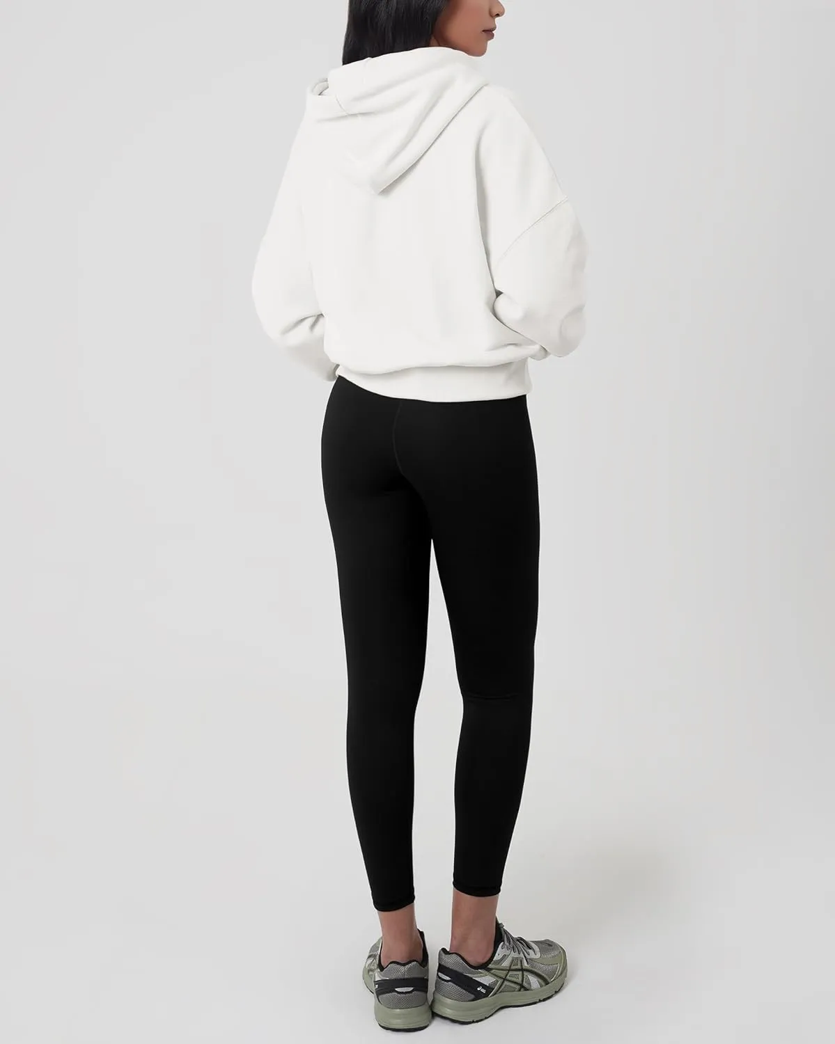 GIVON Oversized Cropped Hoodies for Women Loose Fit Crop Sweatshirts Jackets Fall Outfits Winter Clothes