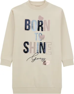 GUESS Girls' Eco French Terry Sweatshirt Dress