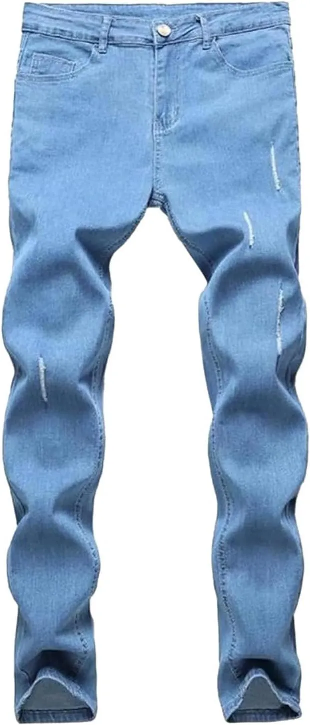Jeans Men Relaxed Fit Flex Men's Jeans Men's Mid-Waist Zip Men's Pants Mens Jean Men Jeans Relaxed Fit Relaxed Fit