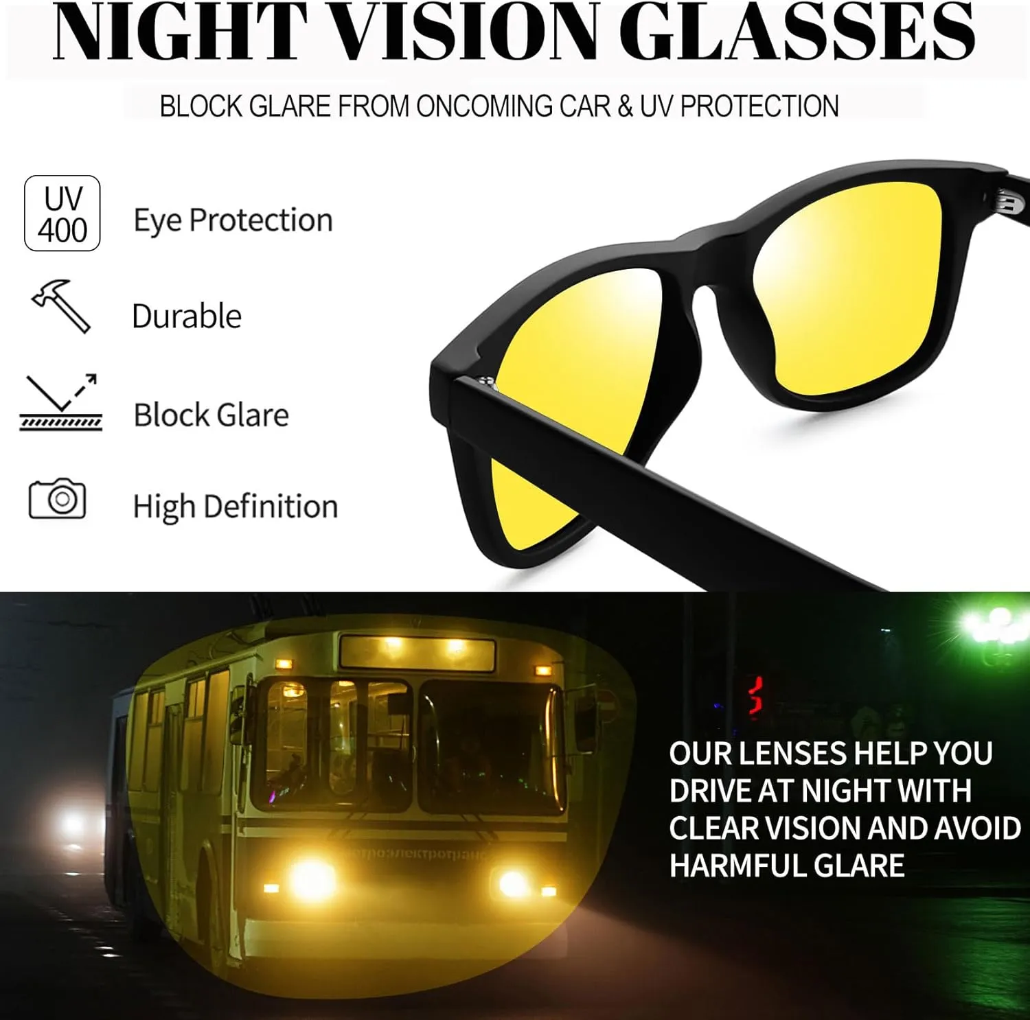Joopin 3 Pack Square Sunglasses Polarized UV Protection Trendy Sun Glassses Fashion Shades for Women Men