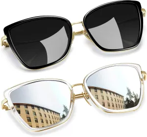 Joopin Oversized Cateye Sunglasses for Women Fashion Cat Eye Sun Glasses UV Protection Ladies Shades Sunnies