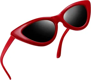Joopin Polarized Cat Eye Sunglasses for Women, Retro Narrow Pointy Cateye Womens Sun Glasses