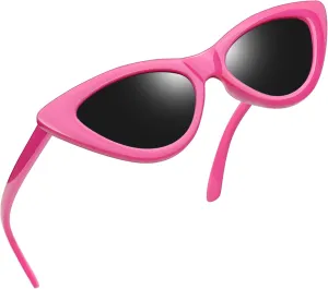 Joopin Polarized Cat Eye Sunglasses for Women, Retro Narrow Pointy Cateye Womens Sun Glasses