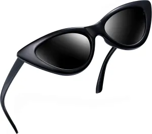 Joopin Polarized Cat Eye Sunglasses for Women, Retro Narrow Pointy Cateye Womens Sun Glasses