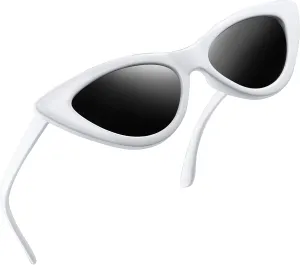 Joopin Polarized Cat Eye Sunglasses for Women, Retro Narrow Pointy Cateye Womens Sun Glasses