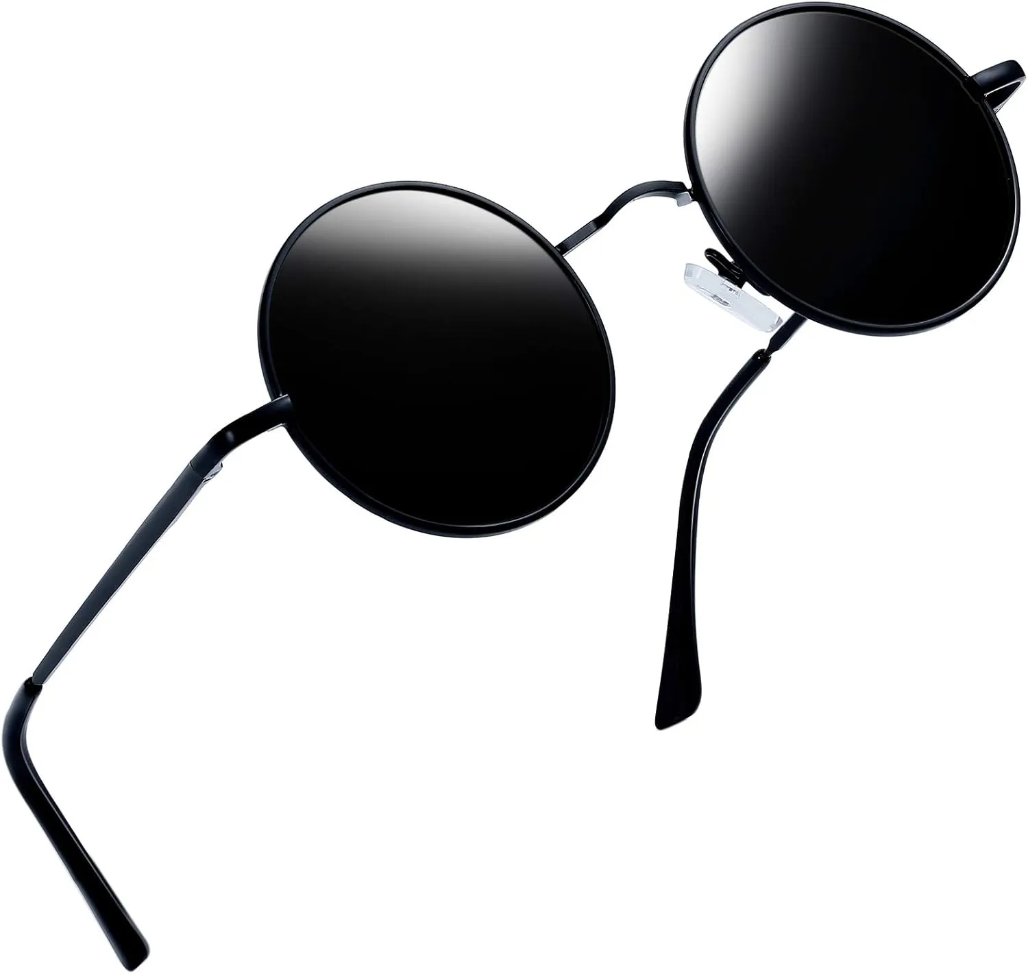 Joopin Retro Small Round Sunglasses Hippie Circle Sun Glasses Polarized UV400 Protection Metal Shades for Men Women