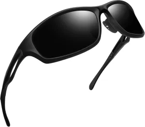 Joopin Sports Sunglasses Polarized UV400 Protection Wrap Around Sun Glasses Shades for Men Women