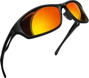 Joopin Sports Sunglasses Polarized UV400 Protection Wrap Around Sun Glasses Shades for Men Women