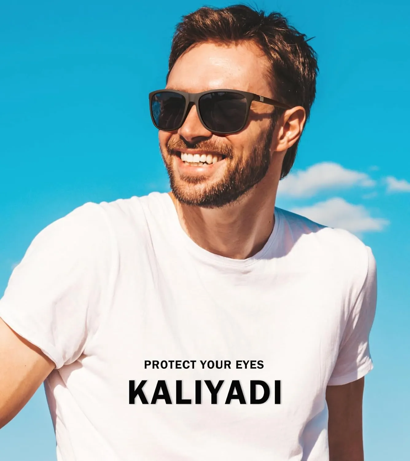 KALIYADI Sunglasses-Men Mens-Sunglasses Polarized Sunglasses: UV Protection Unisex Driving Fishing Lightweight Classic