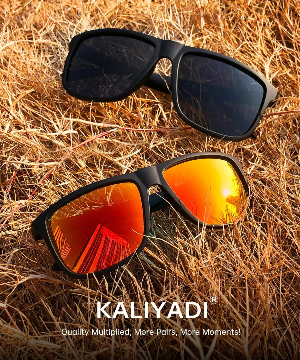 KALIYADI Sunglasses-Men Polarized-Sunglasses Mens Sunglasses: Sun Glasses Polarized UV Protection Unisex Driving Fishing Golf