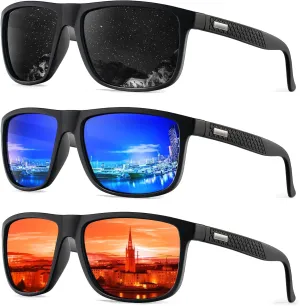 KALIYADI Sunglasses-Men Polarized-Sunglasses Mens Sunglasses: Sun Glasses Polarized UV Protection Unisex Driving Fishing Golf