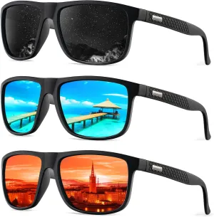 KALIYADI Sunglasses-Men Polarized-Sunglasses Mens Sunglasses: Sun Glasses Polarized UV Protection Unisex Driving Fishing Golf