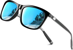 KANASTAL Polarized Sunglasses for Men Women UV400 Classic Square Design Sun Glasses Fashion Shades