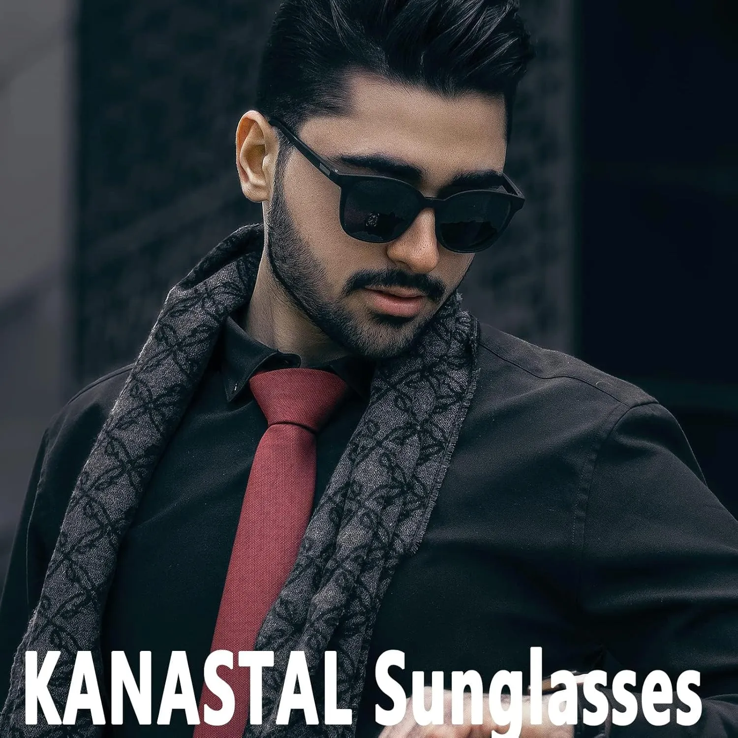 KANASTAL Polarized Sunglasses for Men Women UV400 Classic Square Design Sun Glasses Fashion Shades