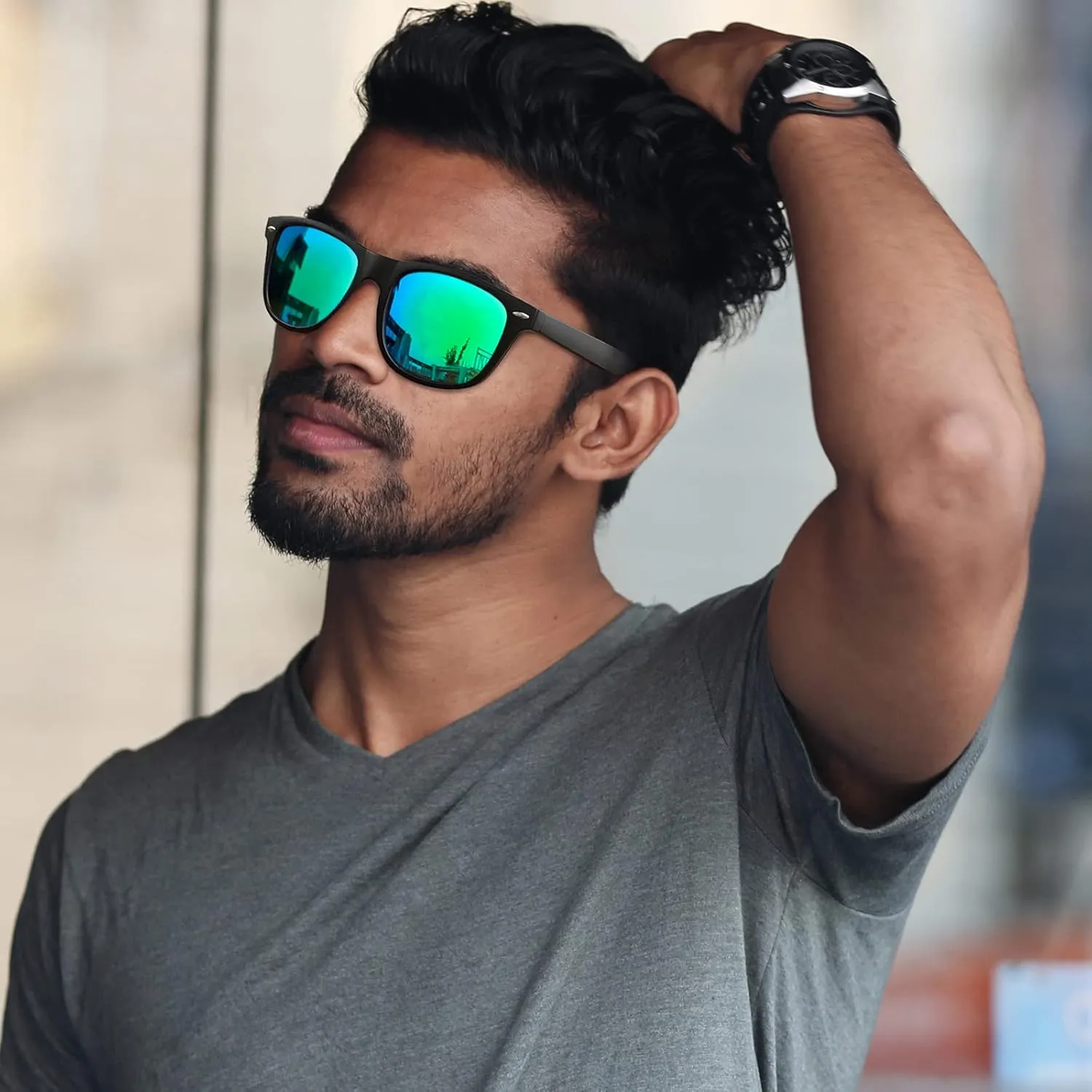 KANASTAL Polarized Sunglasses for Men Women with UV400 Protection Classic Square Sun Glasses Fashion Trendy Shades 2 Pack