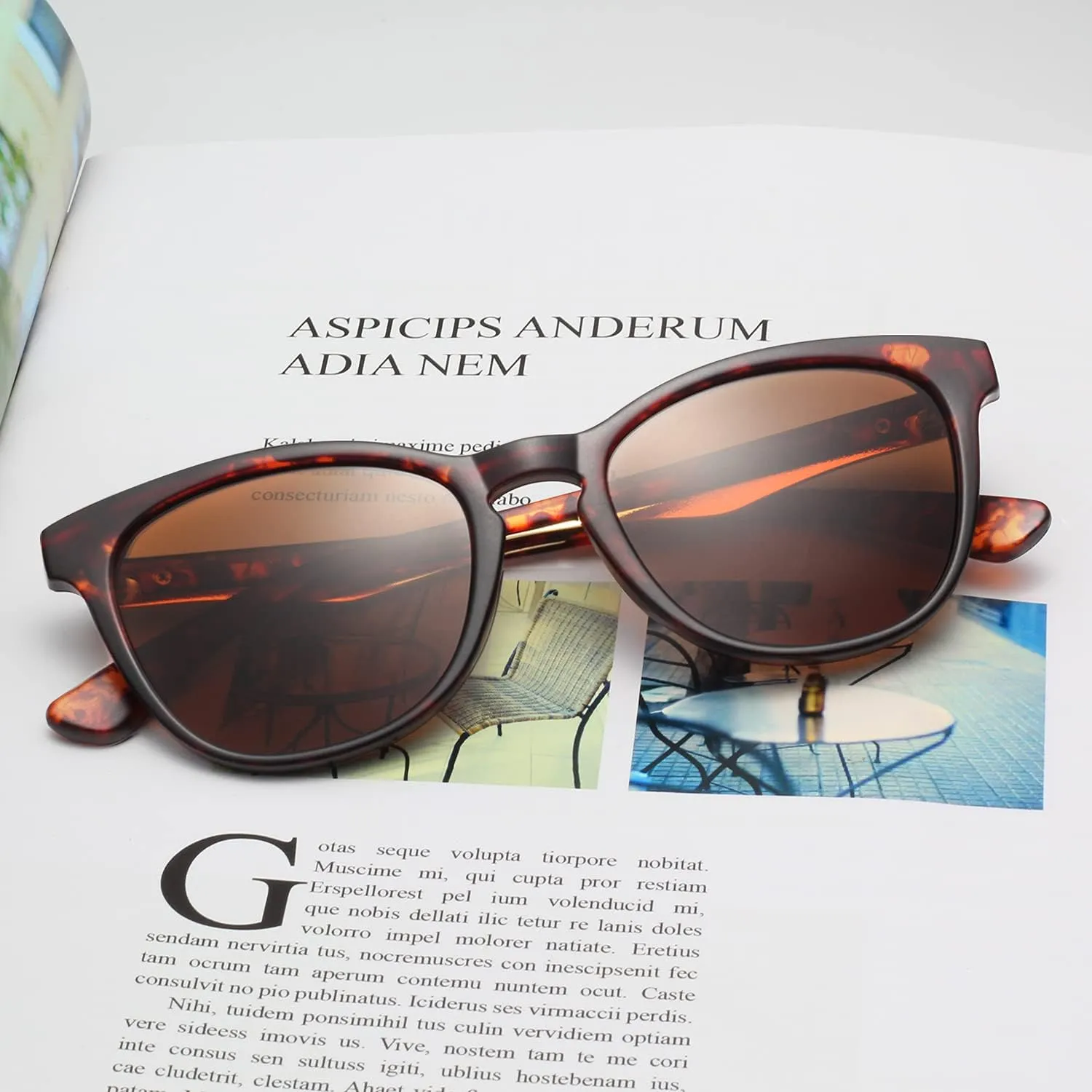 KANASTAL Polarized Sunglasses for Women Men with UV400 Classic Vintage Sun Glasses Women Fashion Trendy Horn Design Shades