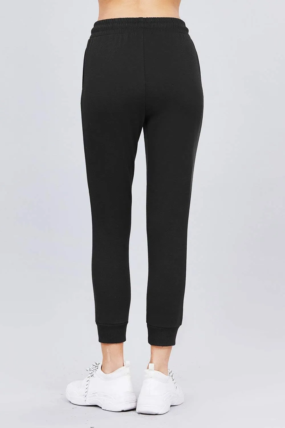 Khanomak Women's Active Yoga French Terry Sweatpants Workout Joggers Pants