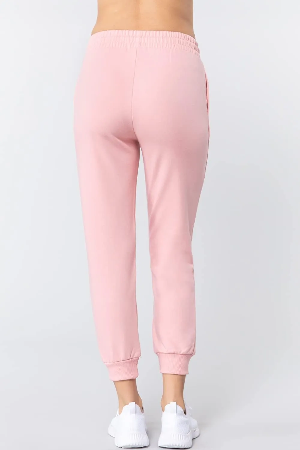 Khanomak Women's Active Yoga French Terry Sweatpants Workout Joggers Pants