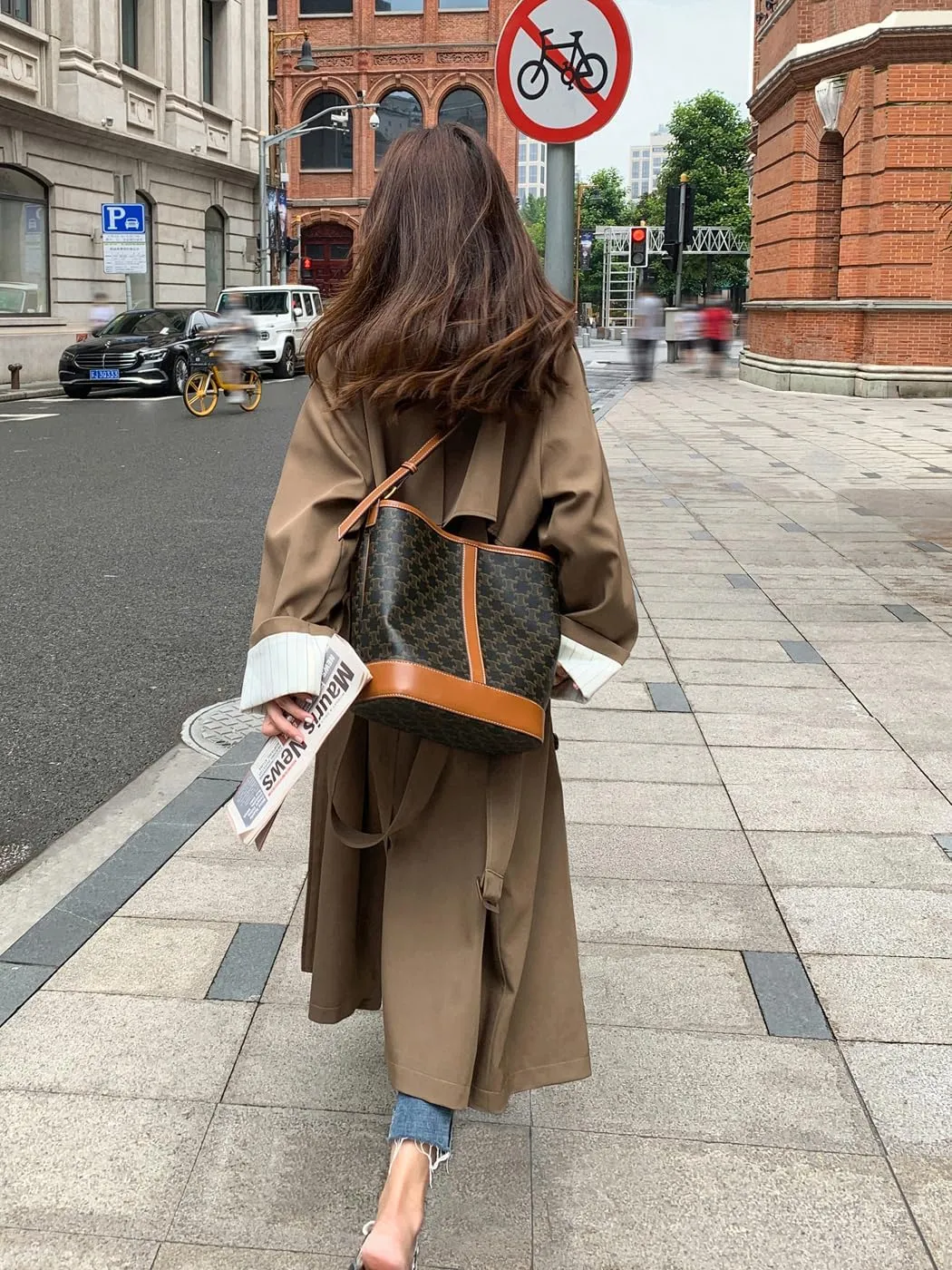 Korean Style Oversized Long Double-Breasted Trench Coats for Women Spring Fall Women’s Windbreaker Coat Outerwear