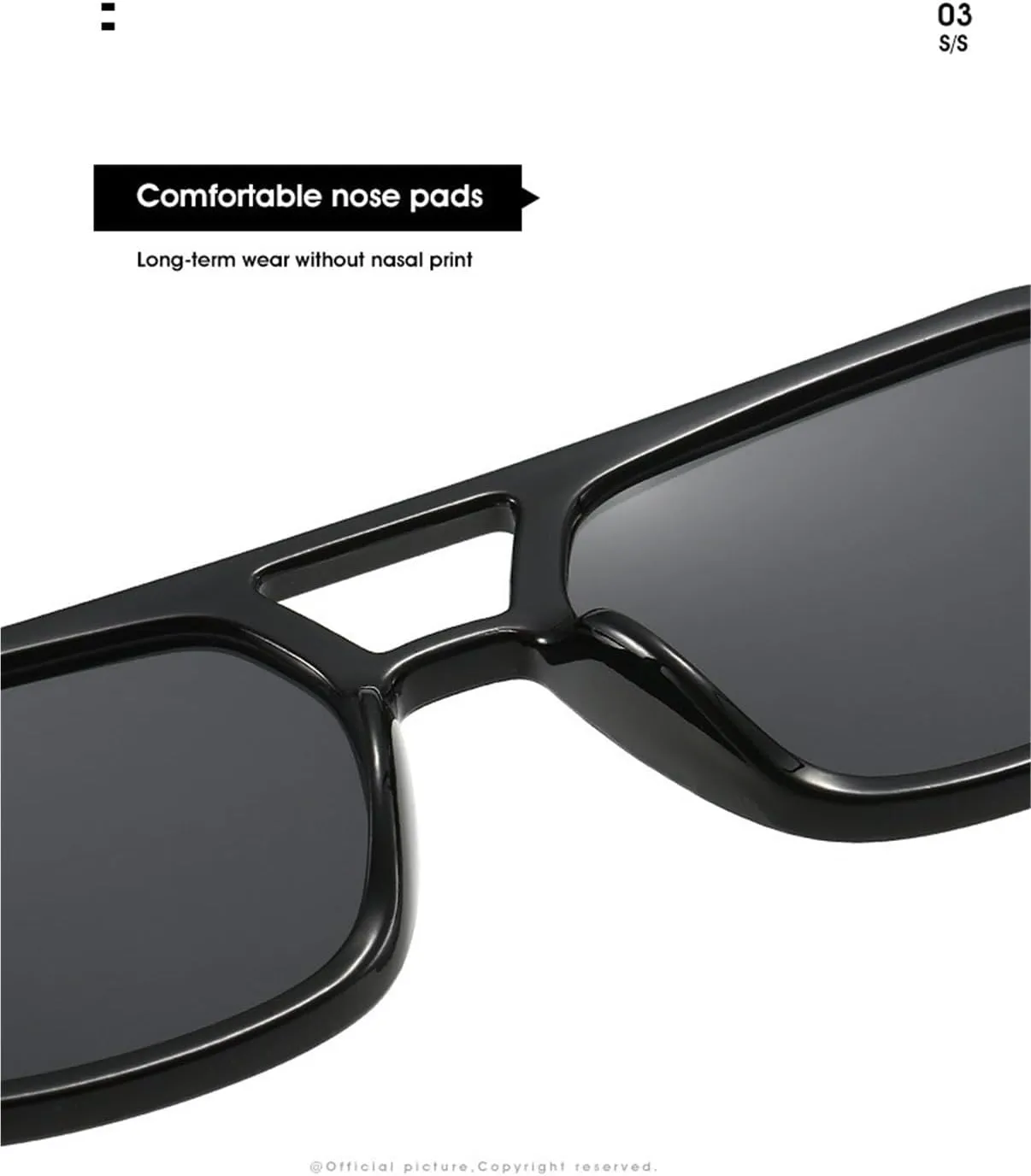Large Frame Men's Sunglasses Outdoor Driving Women's Shopping Sun Glasses