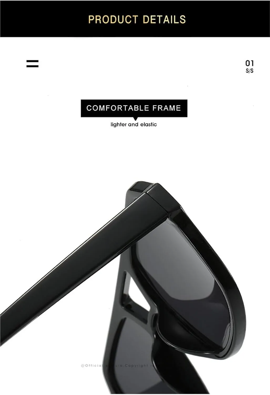 Large Frame Men's Sunglasses Outdoor Driving Women's Shopping Sun Glasses