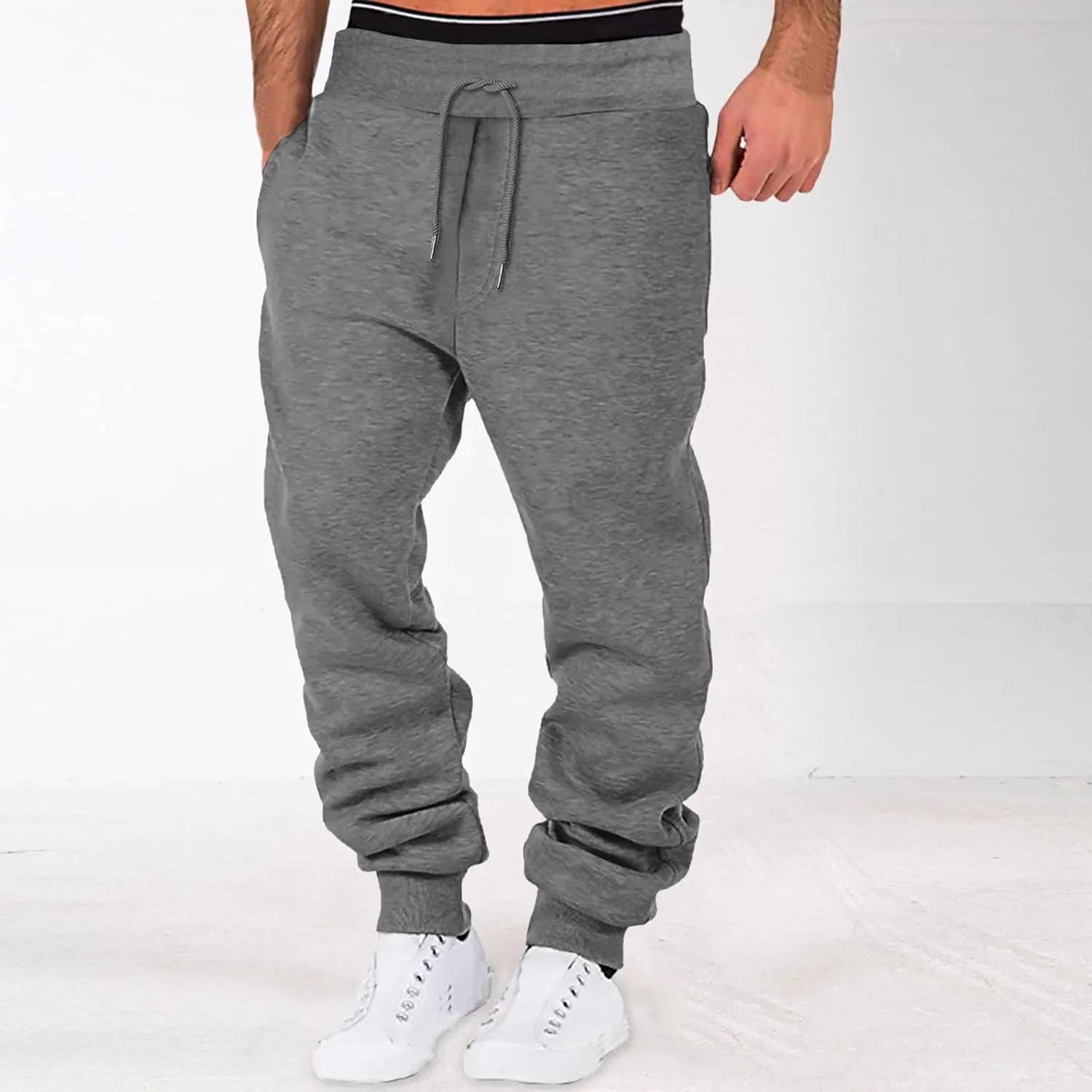LCMTWX Sweatpants for Men Pants Casual Jogging Sports Elastic with Pockets Men's Men's Pants Mens Joggers Mens Joggers with