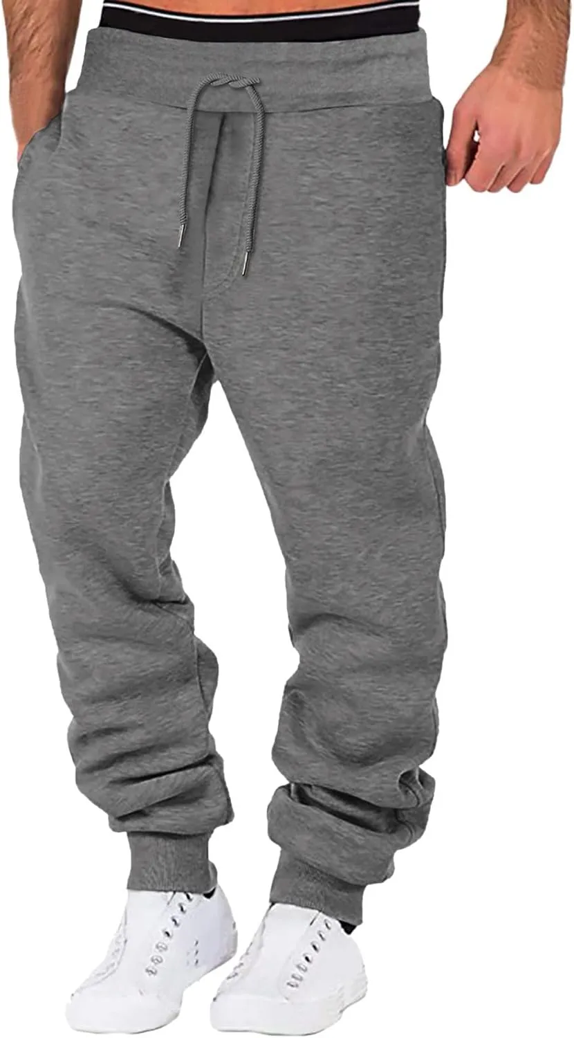LCMTWX Sweatpants for Men Pants Casual Jogging Sports Elastic with Pockets Men's Men's Pants Mens Joggers Mens Joggers with