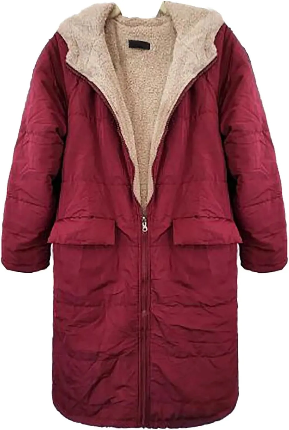 Long Length Maxi Puffer Parka Coat Puffer Jacket Lightweight Winter Coat Long Sleeve Puffer Jacket Womens Coats