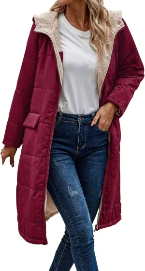 Long Length Maxi Puffer Parka Coat Puffer Jacket Lightweight Winter Coat Long Sleeve Puffer Jacket Womens Coats