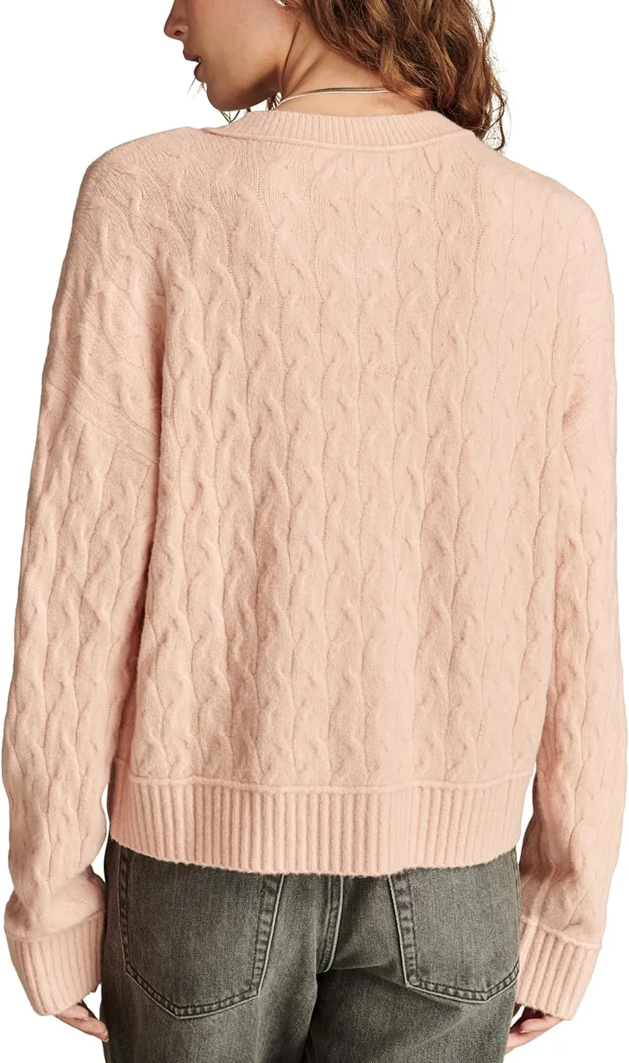 Lucky Brand Women's Slouchy Cropped Cardi