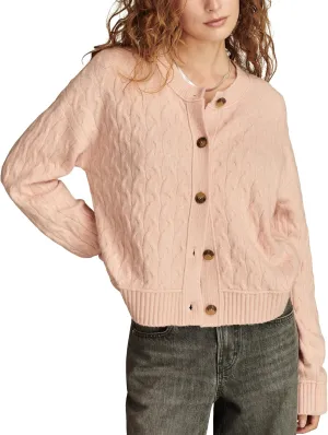 Lucky Brand Women's Slouchy Cropped Cardi
