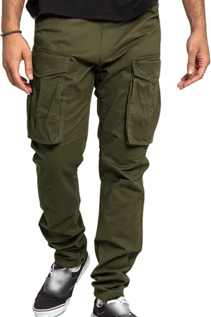 Maiyifu-GJ Men's Lightweight Hiking Cargo Pants Multi Pockets Athletic Joggers Trousers Casual Quick Drying Sweatpants