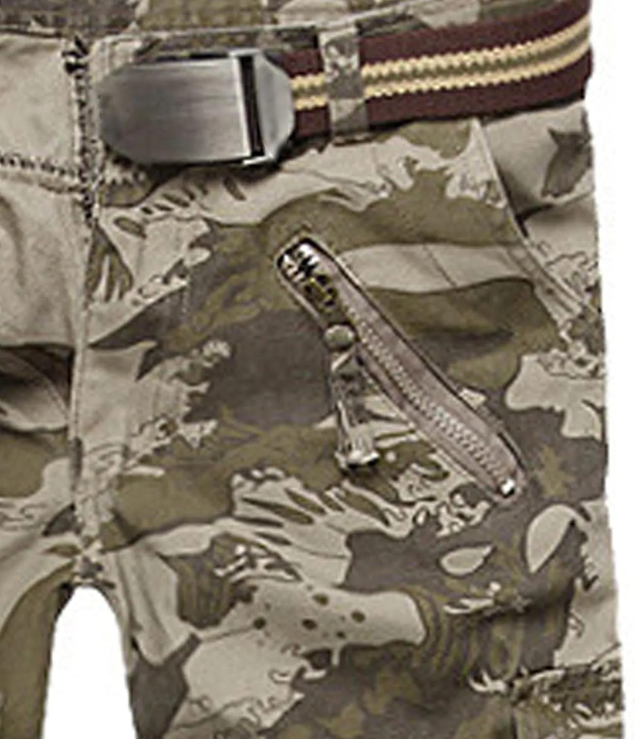Maiyifu-GJ Men's Military Cargo Pants Multi-Pockets Camouflage Cargo Pants Lightweight Casual Athletic Hiking Trousers