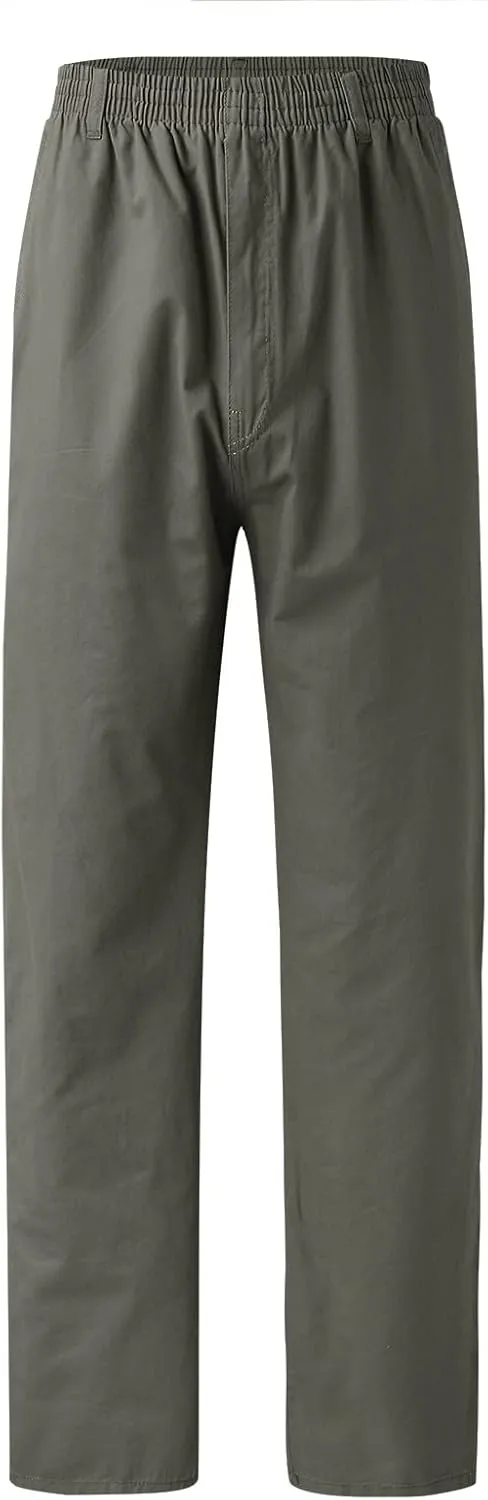 Men's Cotton Sweatpants Open Bottom Athletic Pants Running Training Jogging Gym Workout Trousers with Pockets