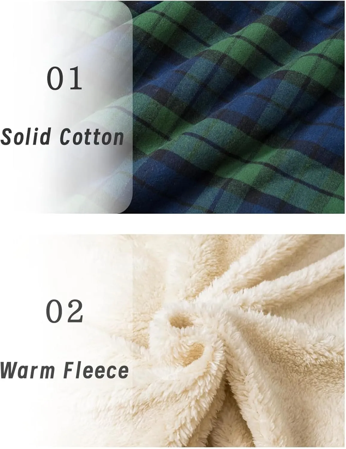 Men's Flannel Jacket Hooded Plaid Shirt Jackets Soft Warm Sherpa Lined Coats Winter Button Down Jackets with Pockets