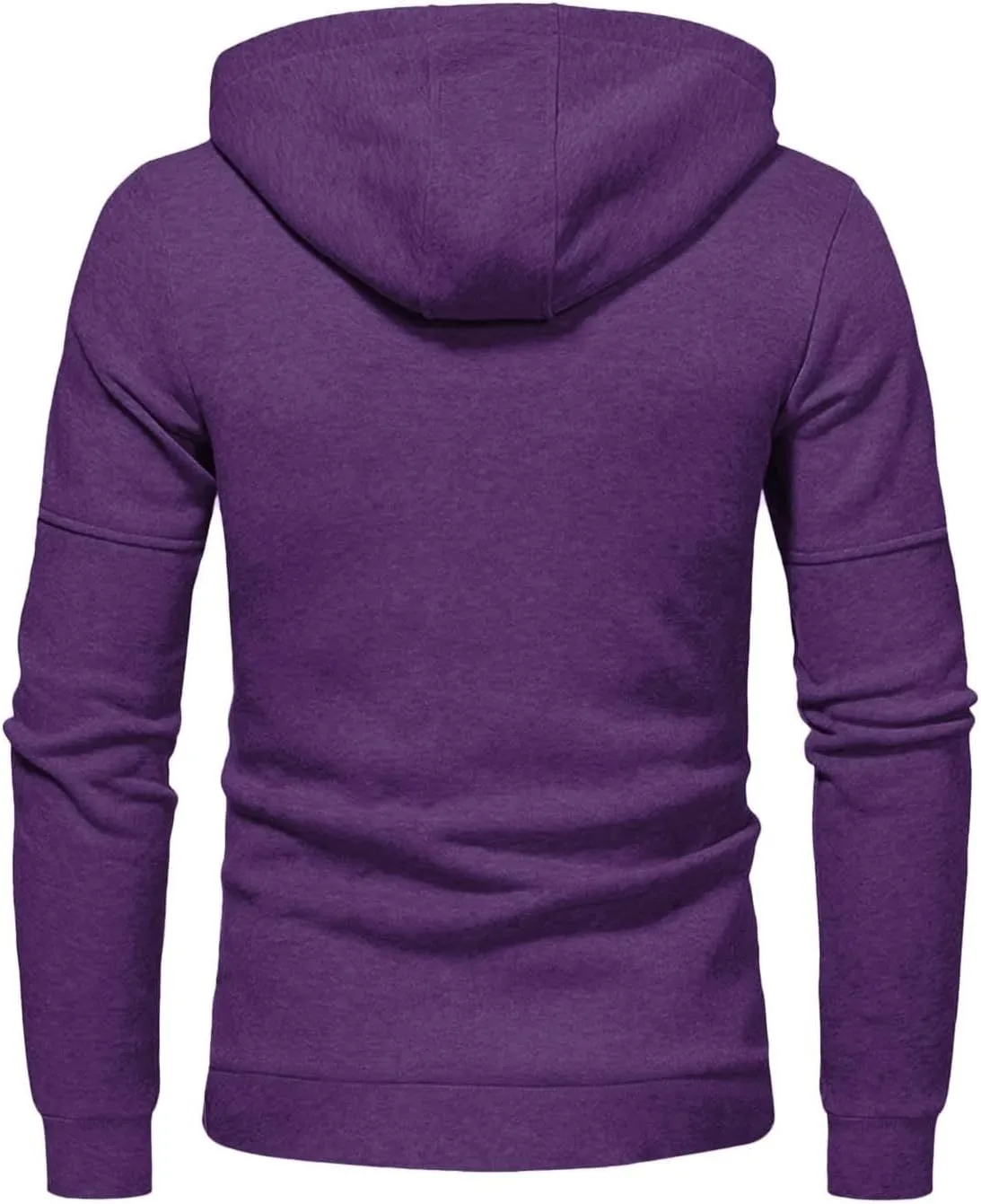 Mens Hoodies Casual with Zip Pockets Full Zip Long Sleeve Sweatshirt Sports Lightweight Hooded Jacket