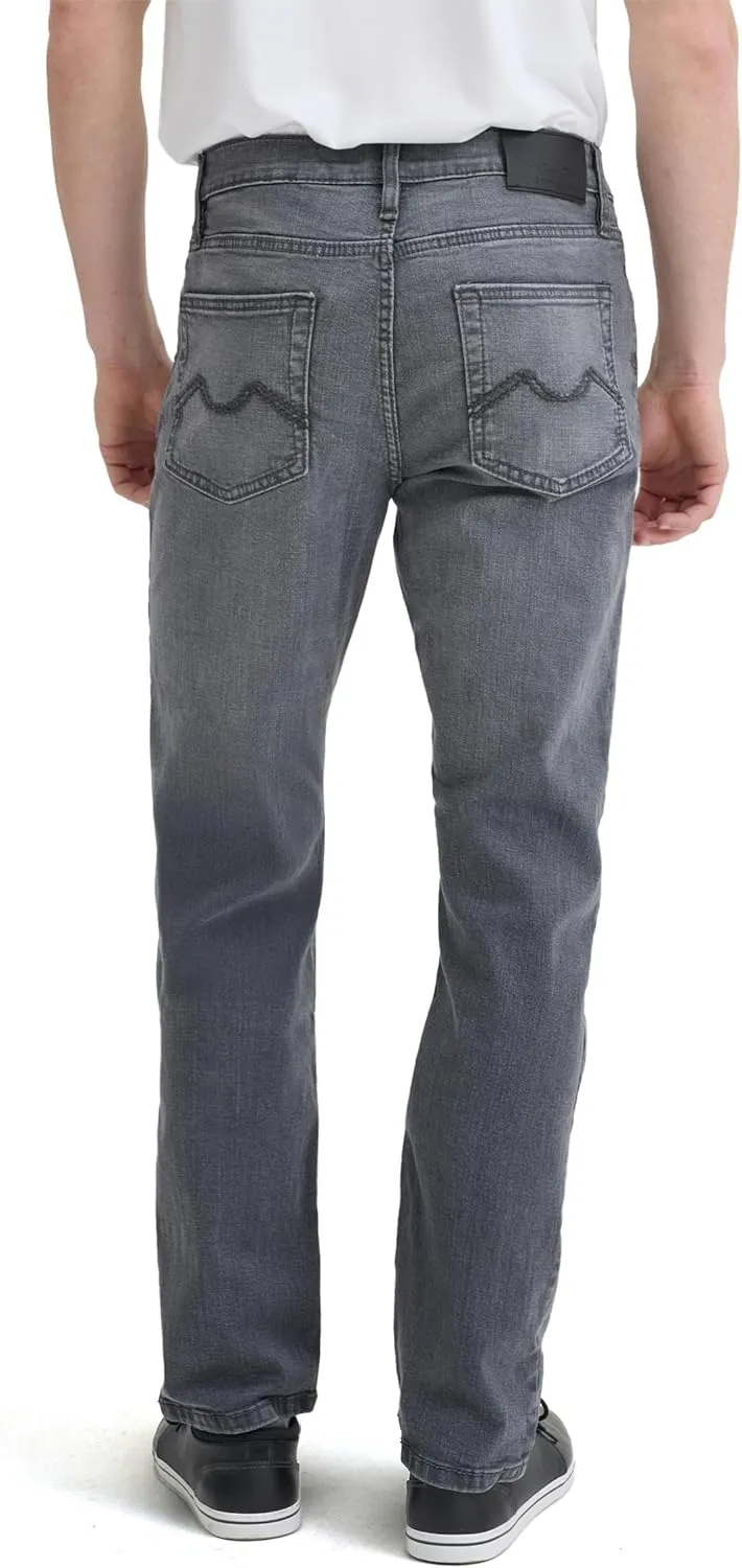 Mens Jeans Relaxed Fit  Straight Leg Stretch Jeans for Men  Ultimate Comfort Superflex Pants