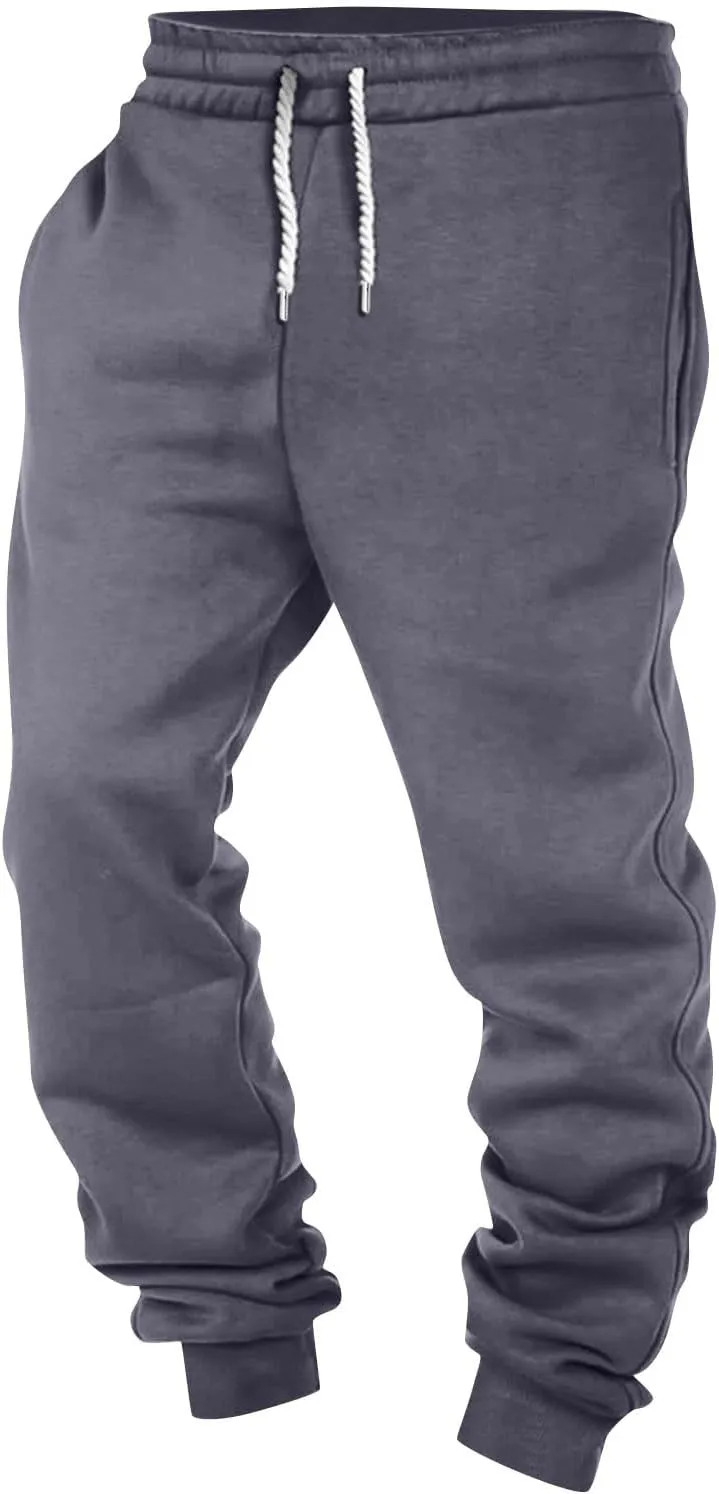 Mens Joggers Loose Fit Vintage Streetwear Cargo Joggers Men Lounge Tapered Elastic Waist Pants