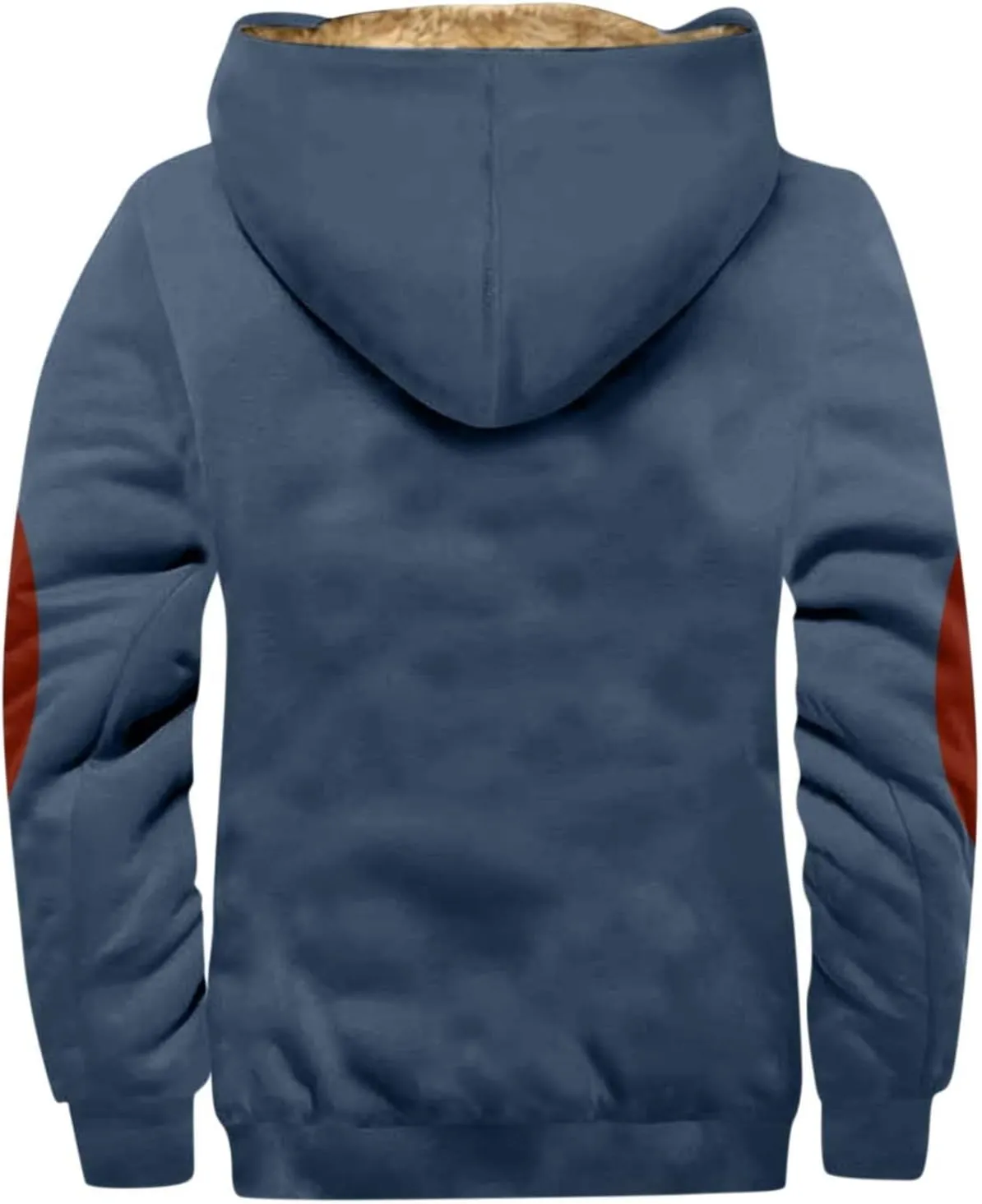 Mens Lightweight Novelty Sweatshirts Long Sleeve Zipper Hooded Pretty Coat Novelty Sweatshirts for Men