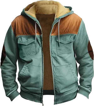 Mens Lightweight Novelty Sweatshirts Long Sleeve Zipper Hooded Pretty Coat Novelty Sweatshirts for Men