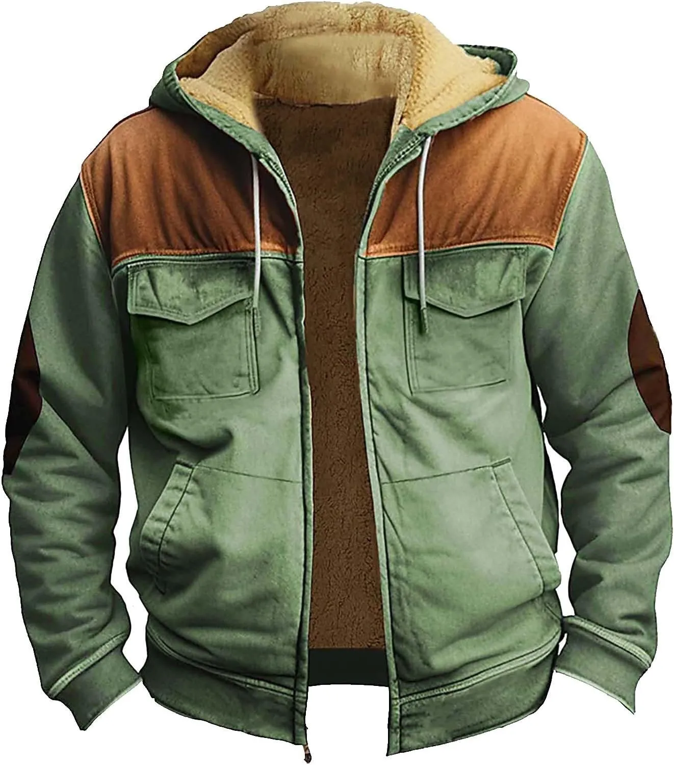 Mens Lightweight Novelty Sweatshirts Long Sleeve Zipper Hooded Pretty Coat Novelty Sweatshirts for Men