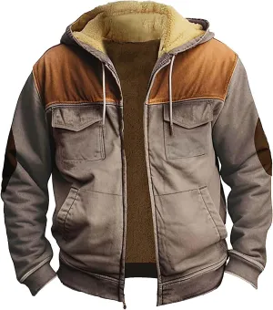 Mens Lightweight Novelty Sweatshirts Long Sleeve Zipper Hooded Pretty Coat Novelty Sweatshirts for Men