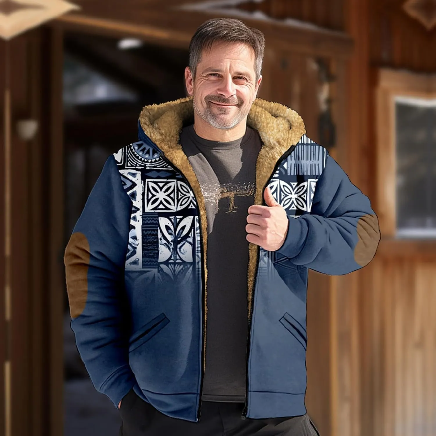 Mens Lightweight Sweatshirts Coats Long Sleeve Zipper Hooded Lightweight Coat Novelty Sweatshirts for Men