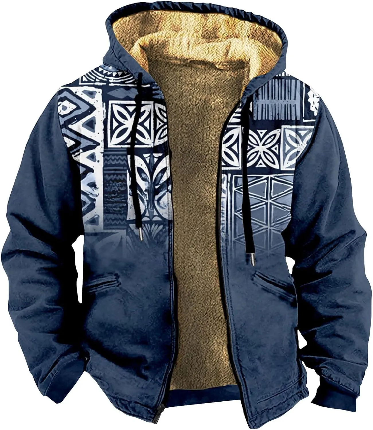Mens Lightweight Sweatshirts Coats Long Sleeve Zipper Hooded Lightweight Coat Novelty Sweatshirts for Men