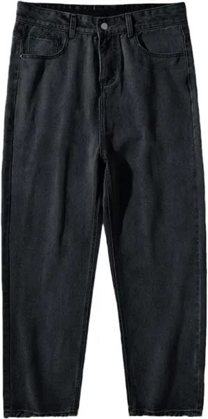 Men's Relaxed Fit Jeans Stretch Casual Straight Leg Jeans Y2k Fashion Streetwear Harajuku Denim Pant Trousers for Men